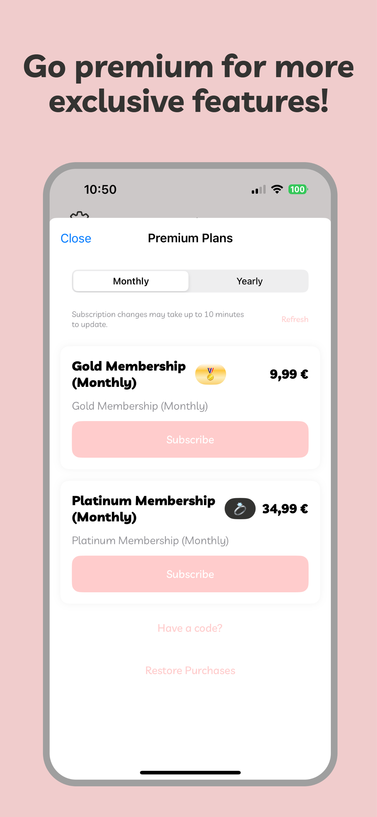Hanamee App Screenshot